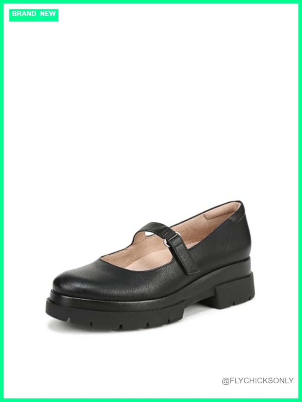 Mary Jane Flats with ContourFIT and Lug Sole Platform
